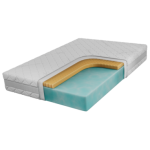 Materac piankowy ROVO 120x200 cm - H2 - pokrowiec SIVO