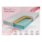 Materac piankowy ROVO 140x200 cm - H2 - pokrowiec SIVO