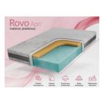 Materac piankowy ROVO 140x200 cm - H2 - pokrowiec APRI