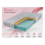 Materac piankowy ROVO 90x200 cm - H2 - pokrowiec LUX