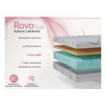 Materac piankowy ROVO 120x200 cm - H2 - pokrowiec LUX
