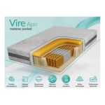 Materac pocket VIRE 140x200 cm - H3/H4 - pokrowiec APRI
