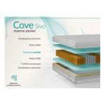 Materac pocket COVE 120x200 cm - H3 - pokrowiec SIVO