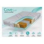 Materac pocket COVE 140x200 cm - H3 - pokrowiec LUX