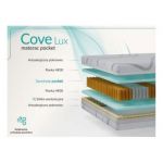Materac pocket COVE 180x200 cm - H3 - pokrowiec LUX