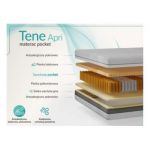 Materac pocket TENE 140x200 cm - H3 - pokrowiec APRI