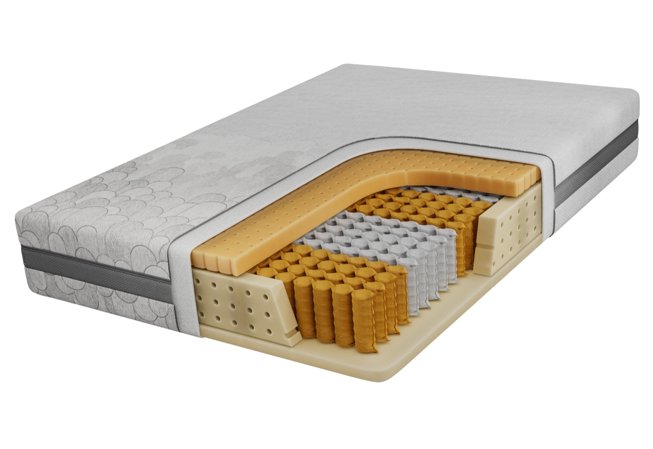 Materac pocket TENE 160x200 cm - H3 - pokrowiec APRI