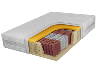 Materac pocket MOXE 120x200 cm - H3 - pokrowiec SIVO