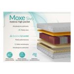 Materac pocket MOXE 120x200 cm - H3 - pokrowiec SIVO