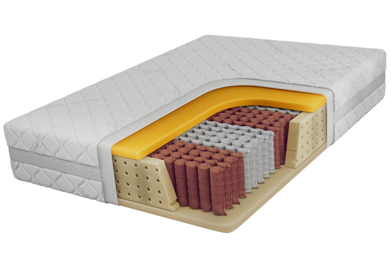 Materac pocket MOXE 140x200 cm - H3 - pokrowiec SIVO