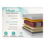 Materac pocket MOXE 180x200 cm - H3 - pokrowiec APRI