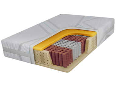 Materac pocket MOXE 180x200 cm - H3 - pokrowiec LUX