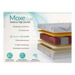 Materac pocket MOXE 180x200 cm - H3 - pokrowiec LUX