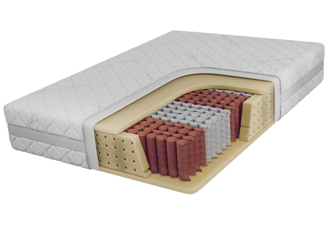 Materac pocket JOVE 90x200 cm - H3 - pokrowiec SIVO