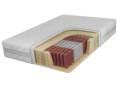 Materac pocket JOVE 180x200 cm - H3 - pokrowiec SIVO