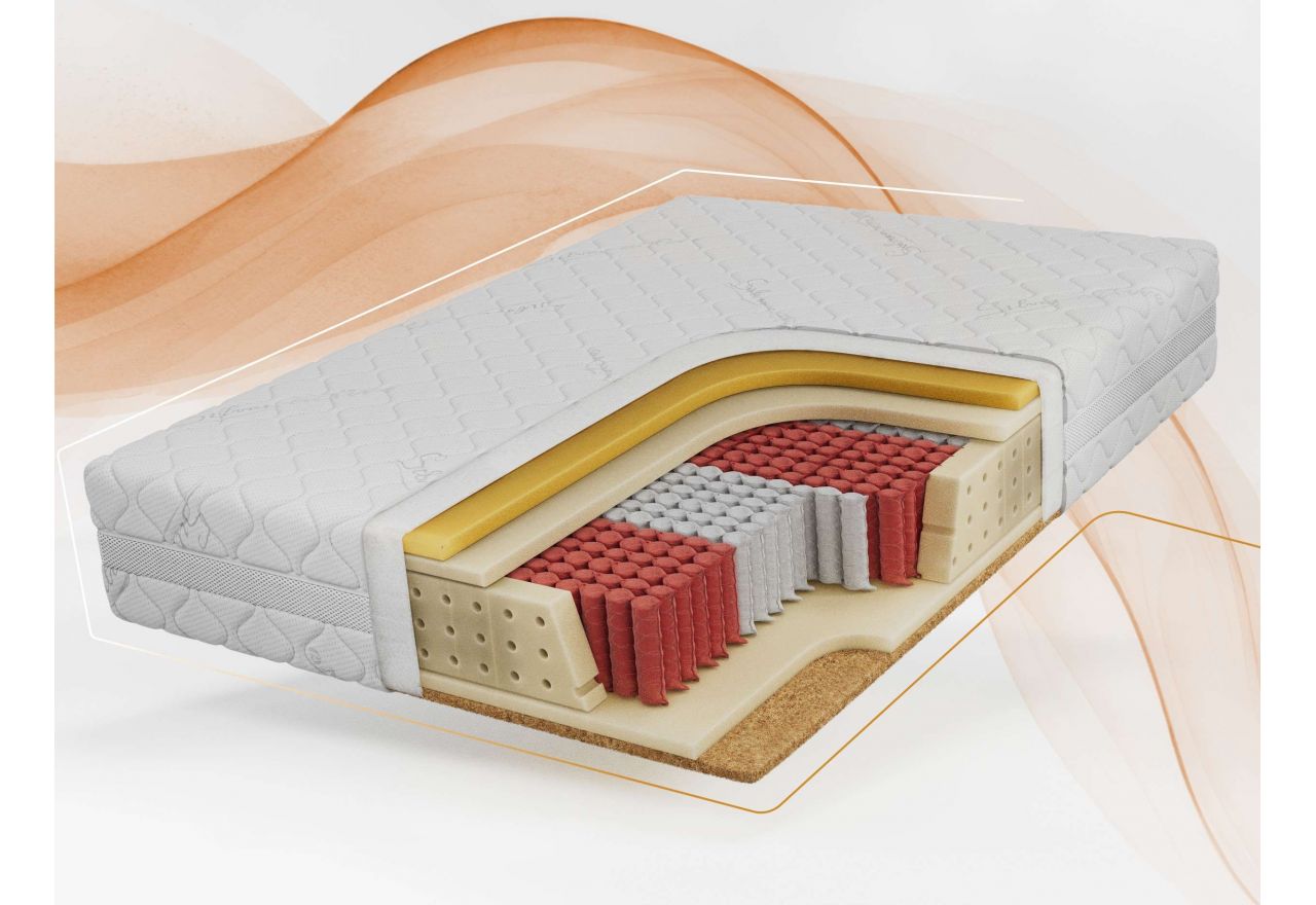 Materac multipocket ELORI 140x200 cm - H3/H4 - pokrowiec SIVO