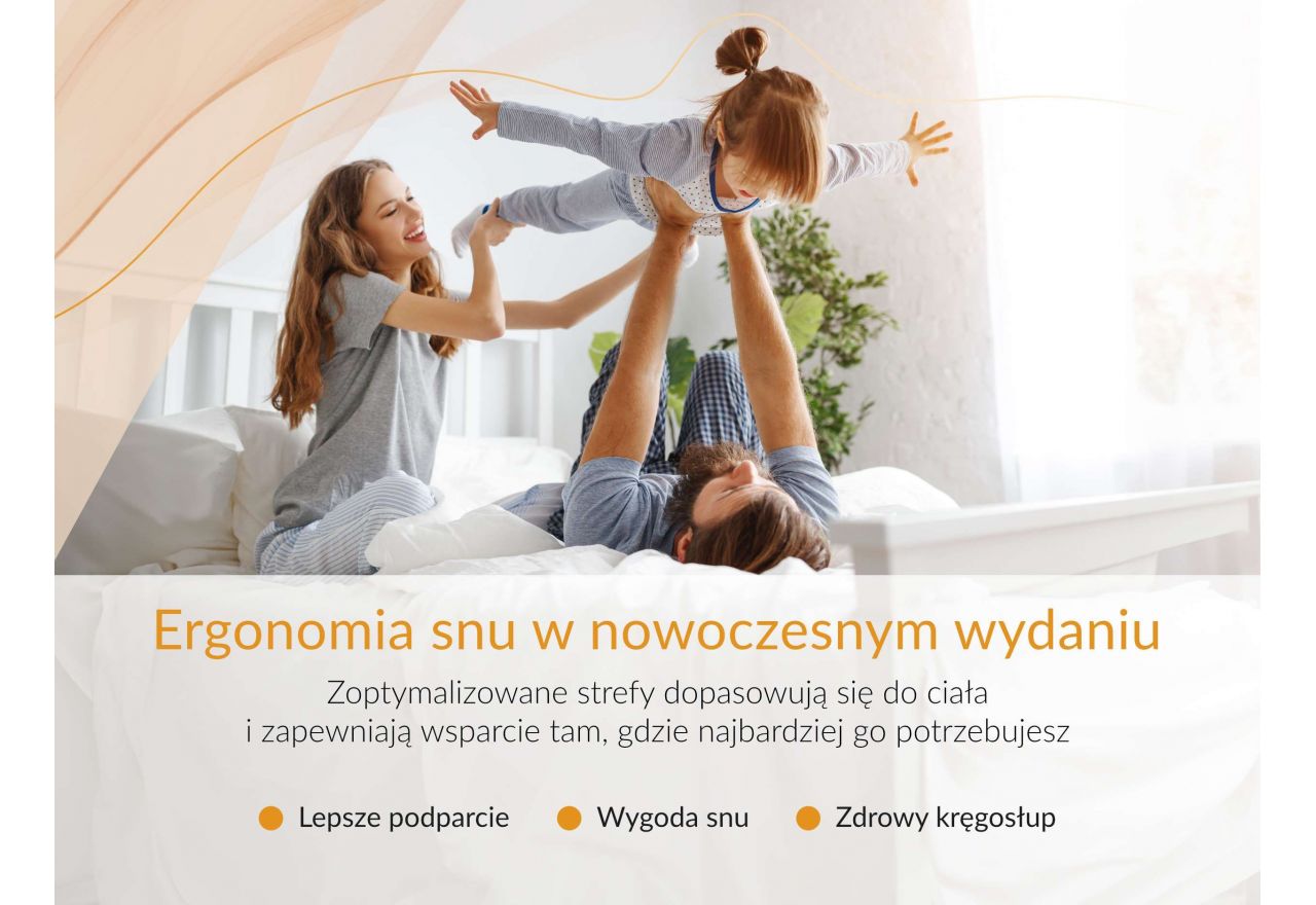 Materac multipocket ELORI 180x200 cm - H3/H4 - pokrowiec LUX