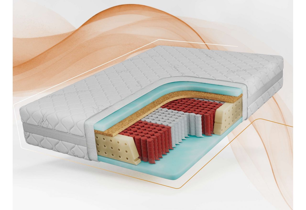 Materac multipocket CALVI 90x200 cm - H3/H4 - pokrowiec SIVO