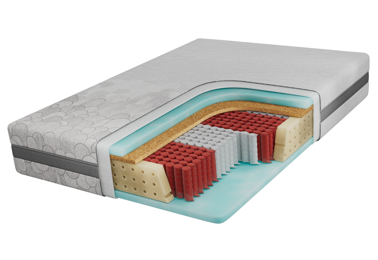 Materac multipocket CALVI 160x200 cm - H3/H4 - pokrowiec APRI