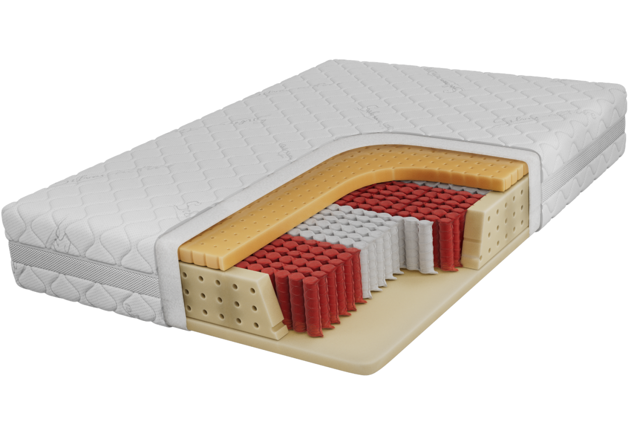 Materac multipocket VALTI 140x200 cm - H3 - pokrowiec SIVO