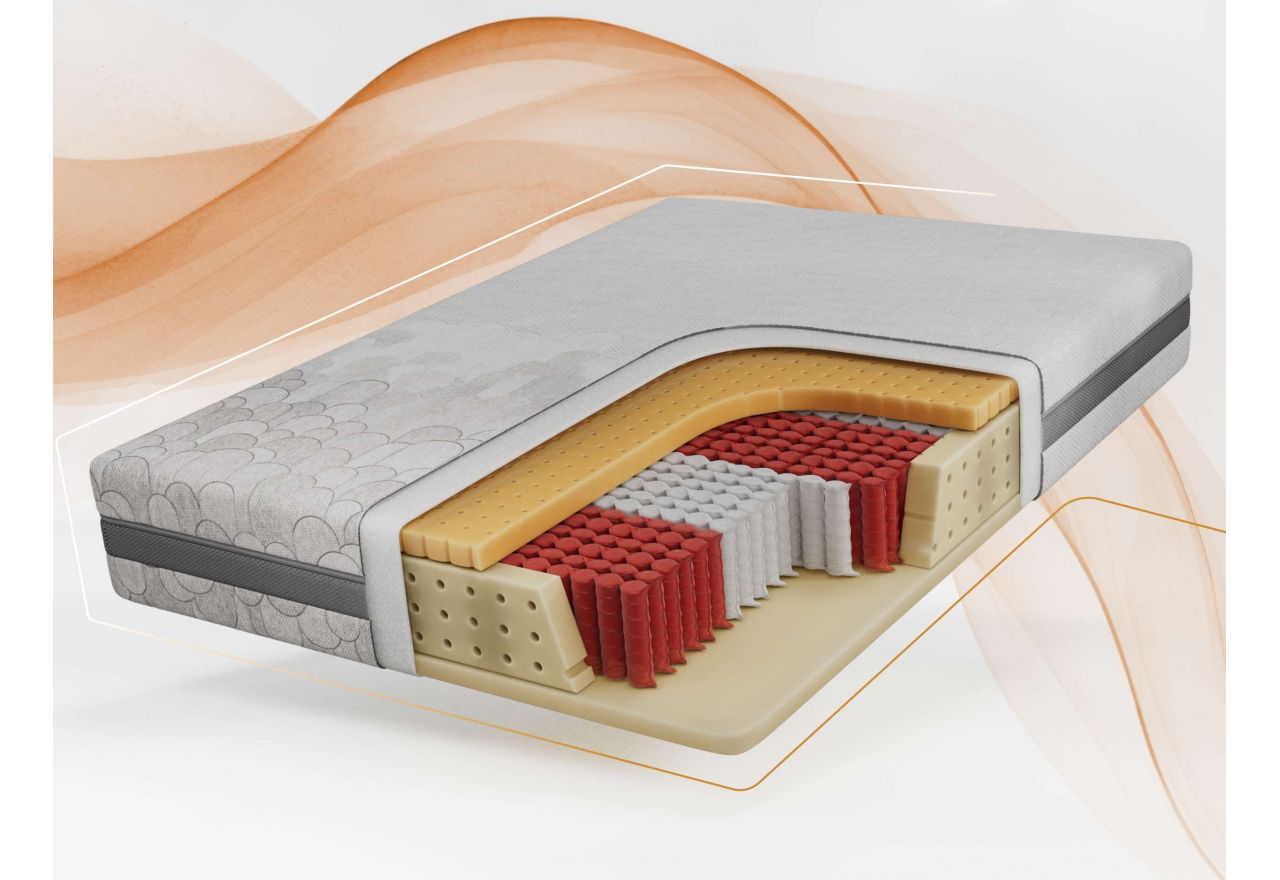 Materac multipocket VALTI 120x200 cm - H3 - pokrowiec APRI