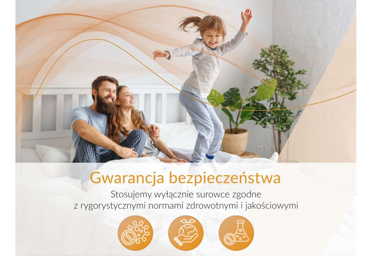 Materac multipocket VALTI 140x200 cm - H3 - pokrowiec LUX