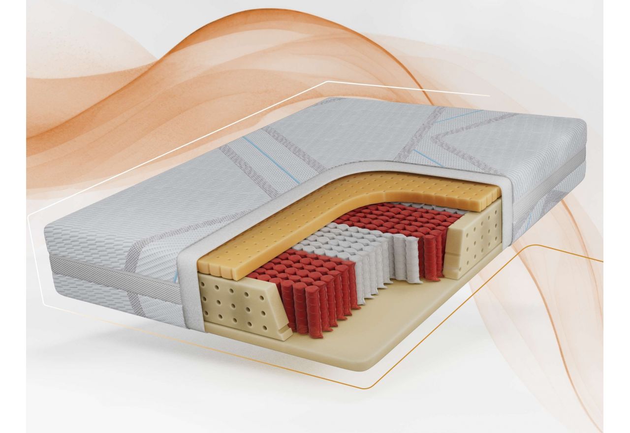 Materac multipocket VALTI 160x200 cm - H3 - pokrowiec LUX