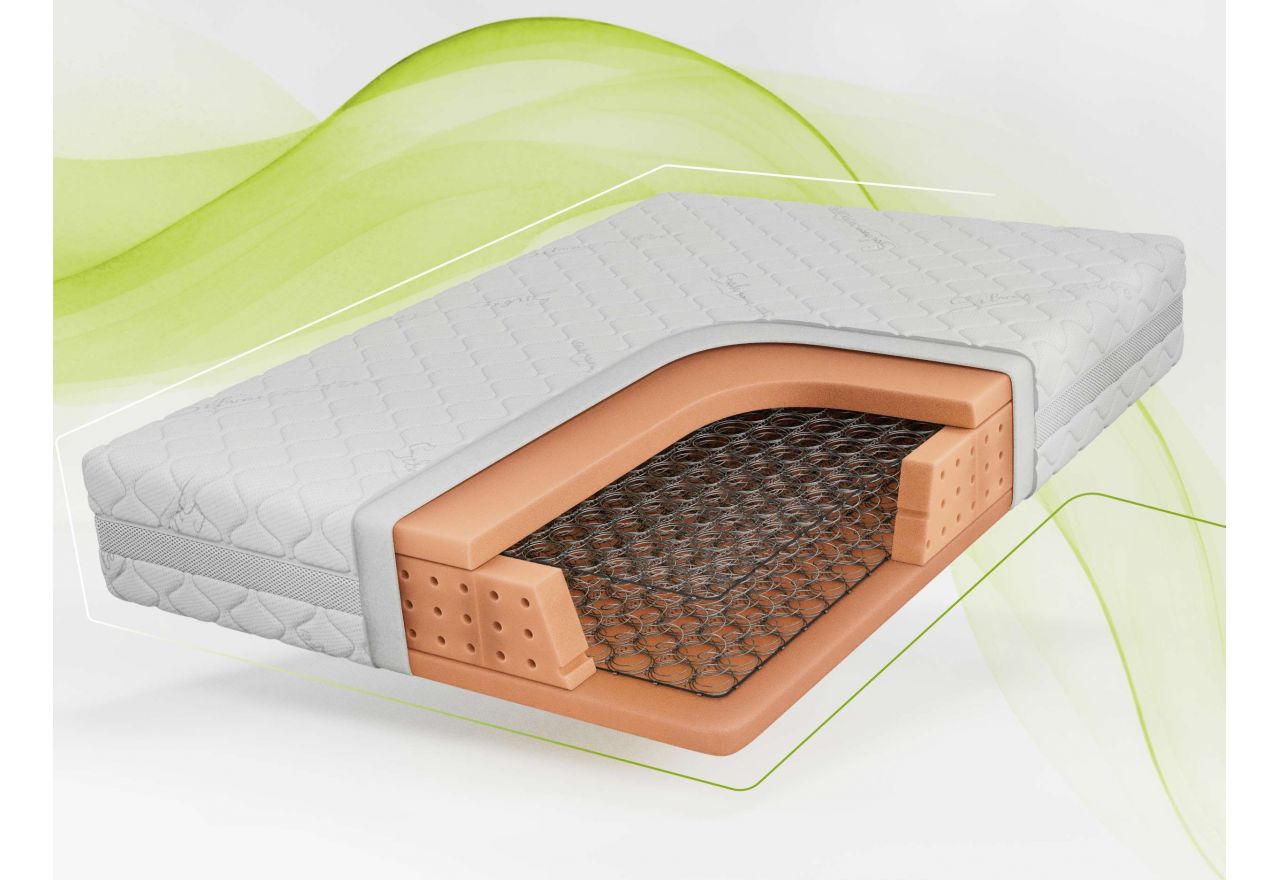 Materac bonellowy VENA 200x200 cm - H3 - pokrowiec SIVO