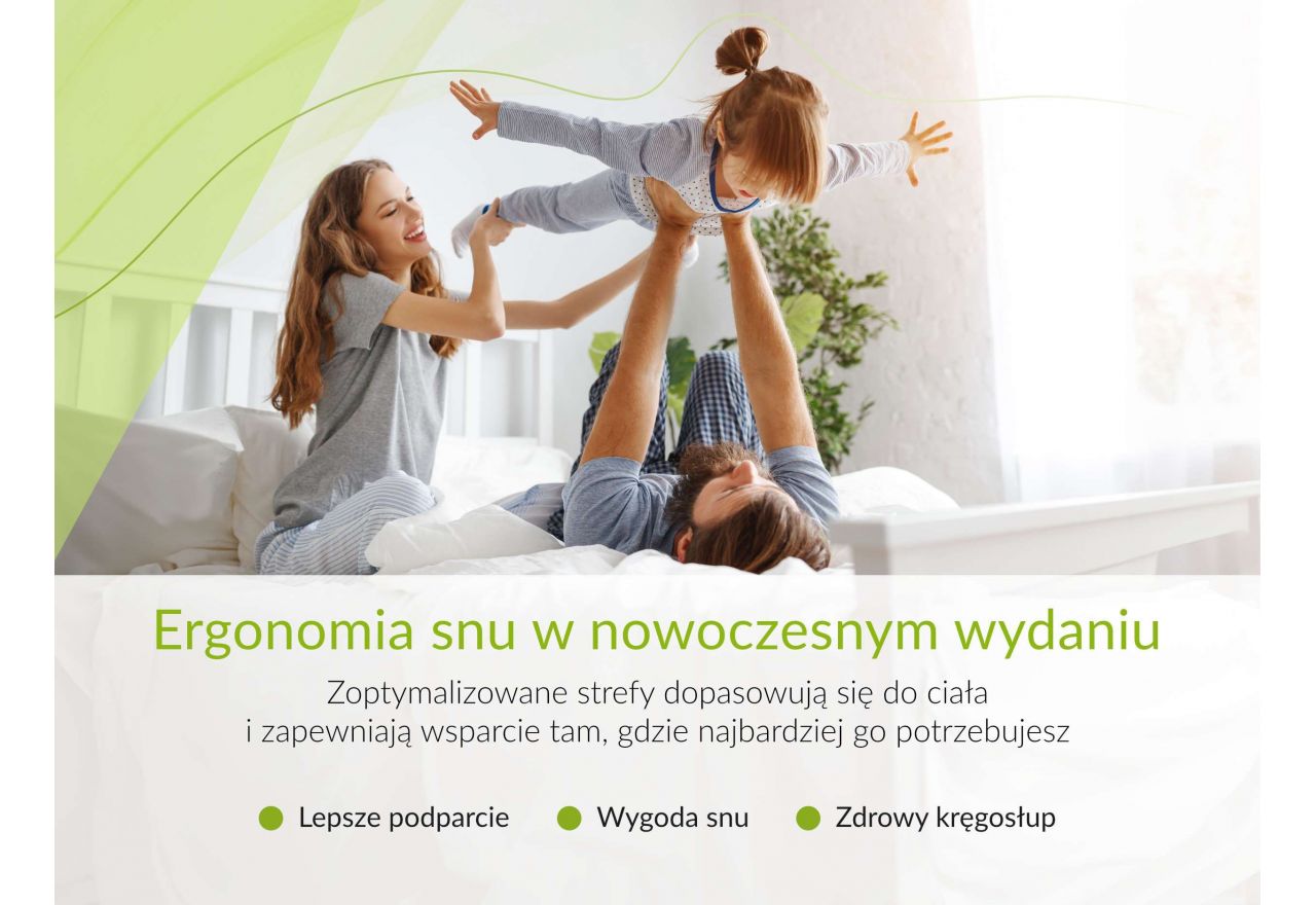 Materac bonellowy VENA 120x200 cm - H3 - pokrowiec LUX