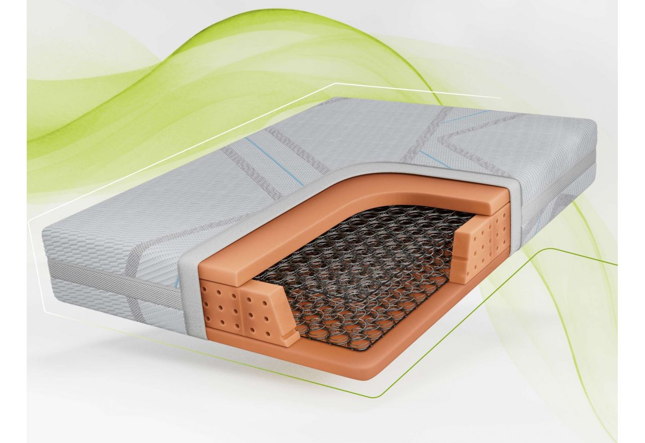 Materac bonellowy VENA 160x200 cm - H3 - pokrowiec LUX