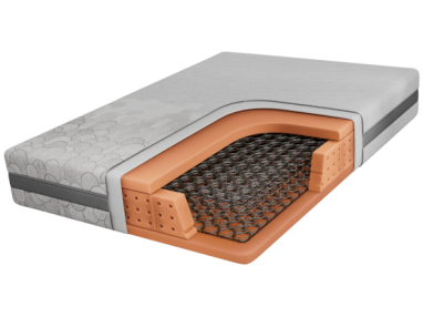 Materac bonellowy VENA 140x200 cm - H3 - pokrowiec APRI