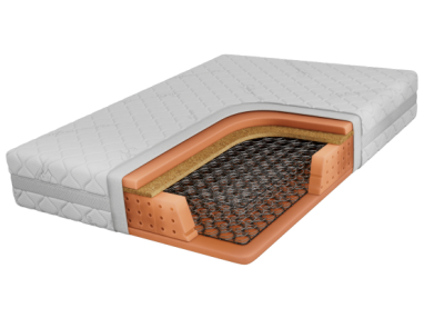 Materac bonellowy NOVA 140x200 cm - H3/H4 - pokrowiec SIVO