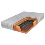 Materac bonellowy NOVA 90x200 cm - H3/H4 - pokrowiec LUX