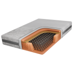 Materac bonellowy NOVA 90x200 cm - H3/H4 - pokrowiec APRI