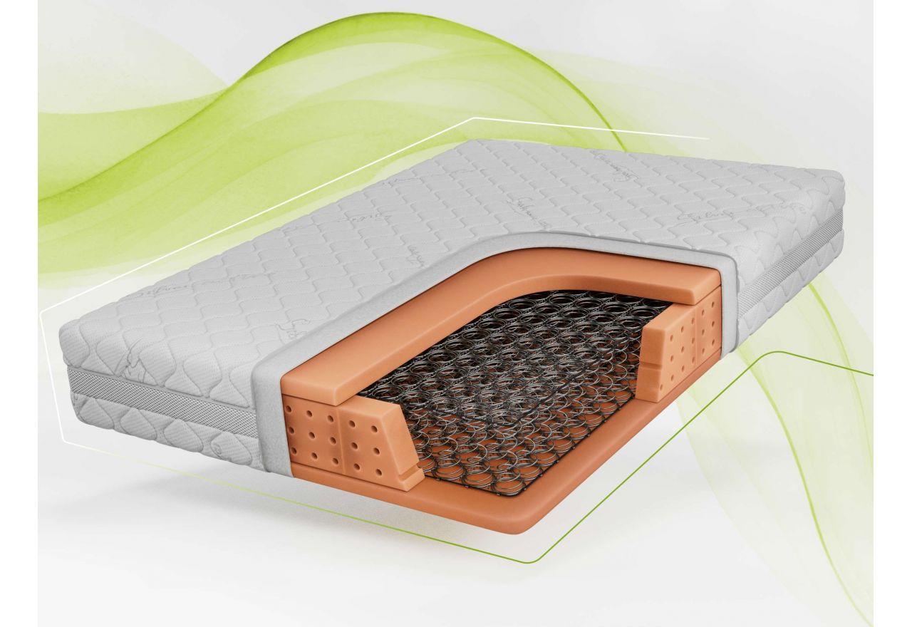 Materac bonellowy TOVA 160x200 cm - H3 - pokrowiec SIVO