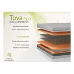 Materac bonellowy TOVA 120x200 cm - H3 - pokrowiec APRI