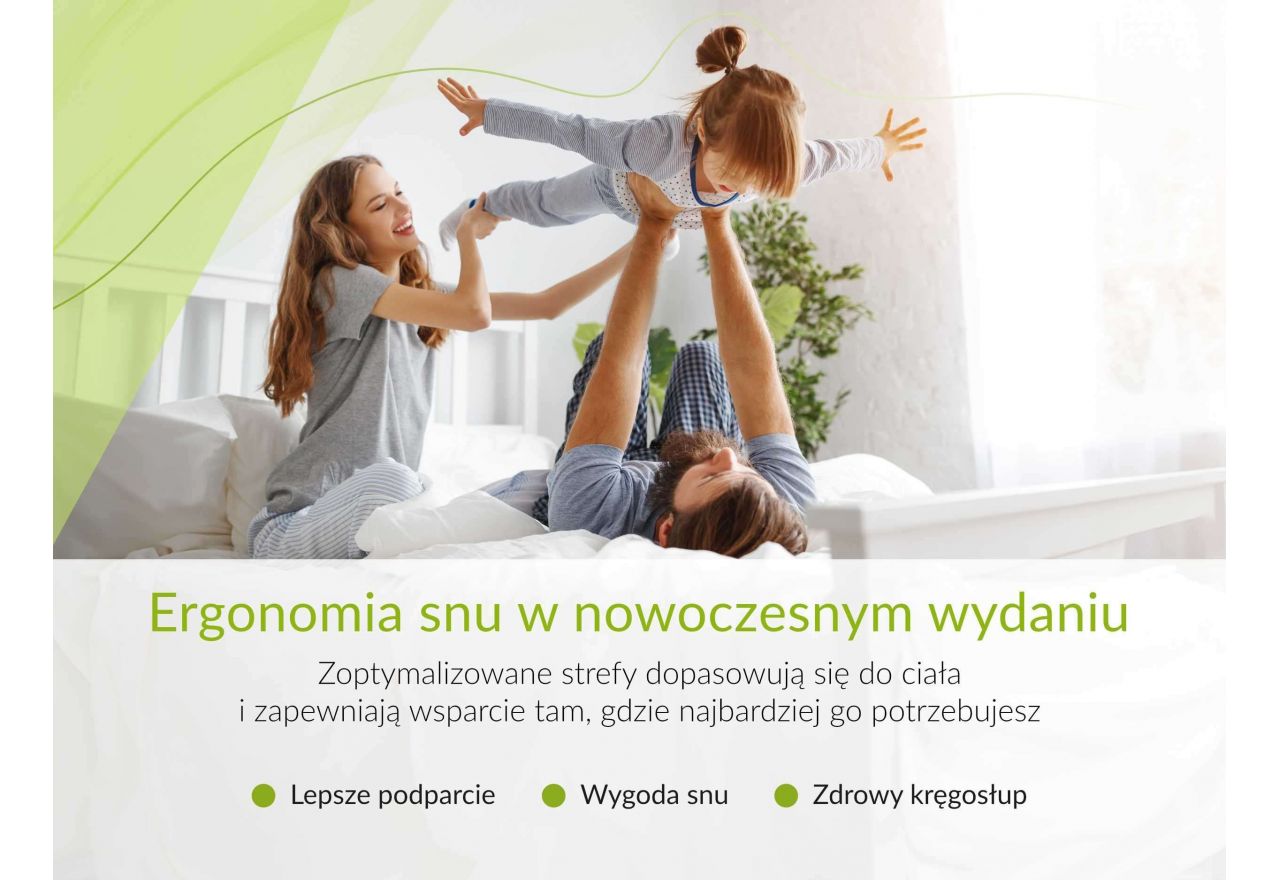 Materac bonellowy TOVA 200x200 cm - H3 - pokrowiec APRI