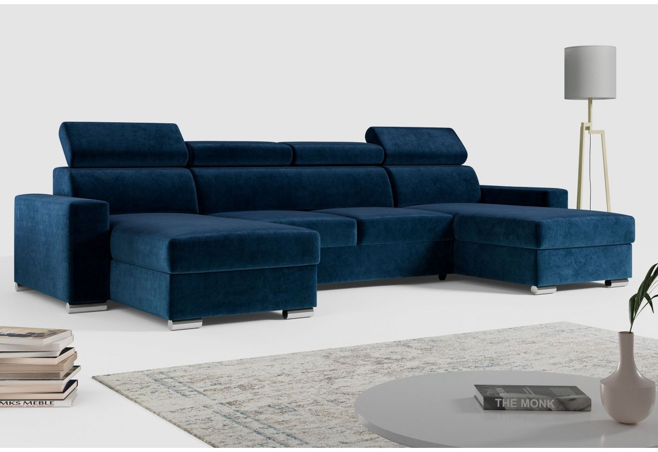 Narożnik FOX U - Monolith 77 - granatowy - OUTLET