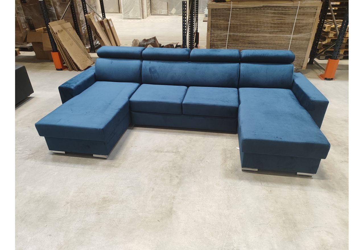 Narożnik FOX U - Monolith 77 - granatowy - OUTLET