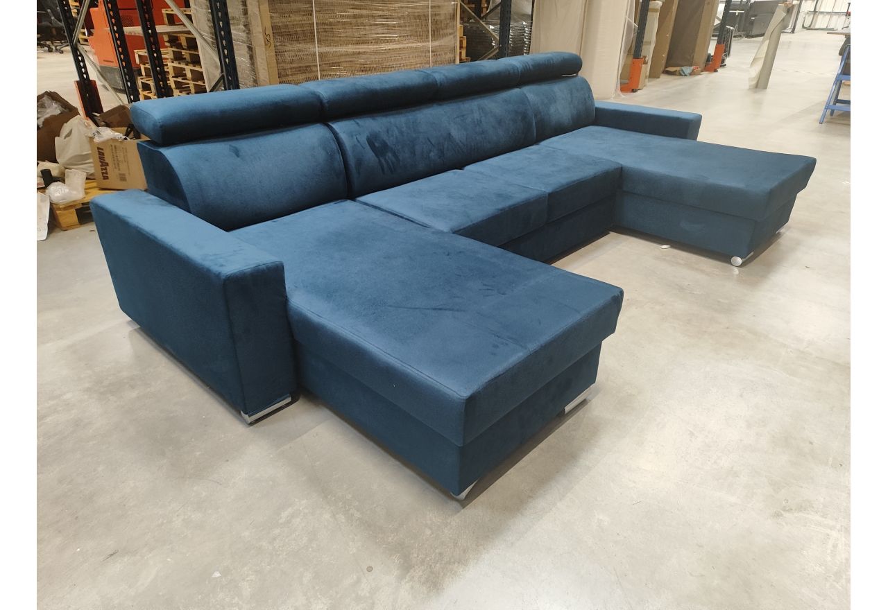 Narożnik FOX U - Monolith 77 - granatowy - OUTLET