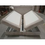 Łóżko kontynentalne TILIANO KING 160x200 - Tilia 01 - beżowy - OUTLETU