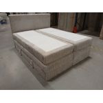 Łóżko kontynentalne TILIANO KING 160x200 - Tilia 01 - beżowy - OUTLETU