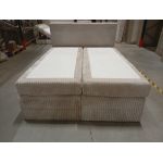 Łóżko kontynentalne TILIANO KING 160x200 - Tilia 01 - beżowy - OUTLETU