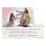 Materac piankowy DIVO 160x200 cm - H2 - pokrowiec LUX