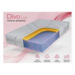 Materac piankowy DIVO 140x200 cm - H2 - pokrowiec LUX