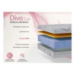 Materac piankowy DIVO 90x200 cm - H2 - pokrowiec LUX
