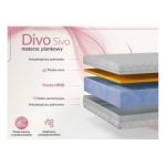 Materac piankowy DIVO 140x200 cm - H2 - pokrowiec SIVO