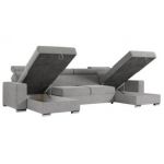 Narożnik FOX U - Matana 01 - jasny szary - OUTLET