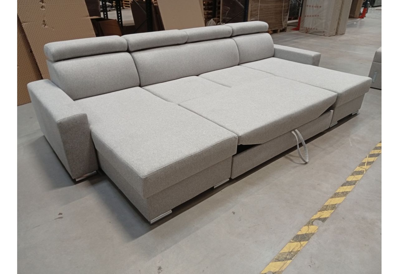 Narożnik FOX U - Matana 01 - jasny szary - OUTLET