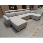 Narożnik FOX U - Matana 01 - jasny szary - OUTLET